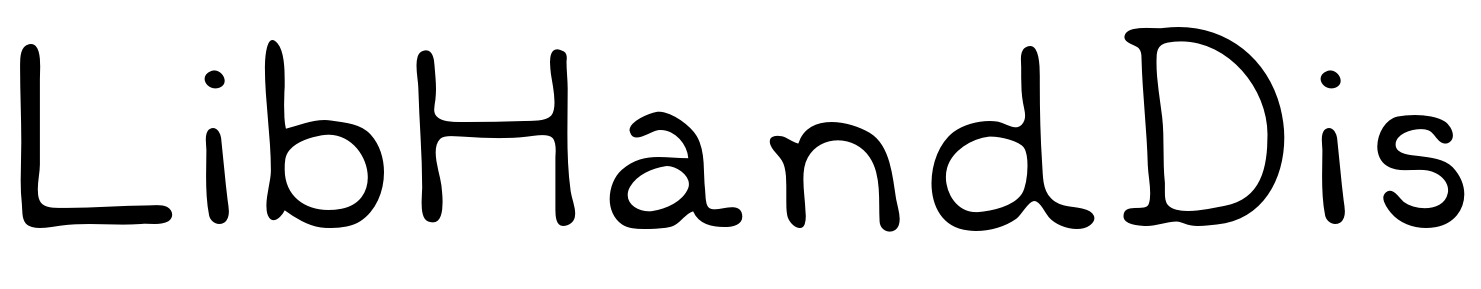 Font LibHandDis