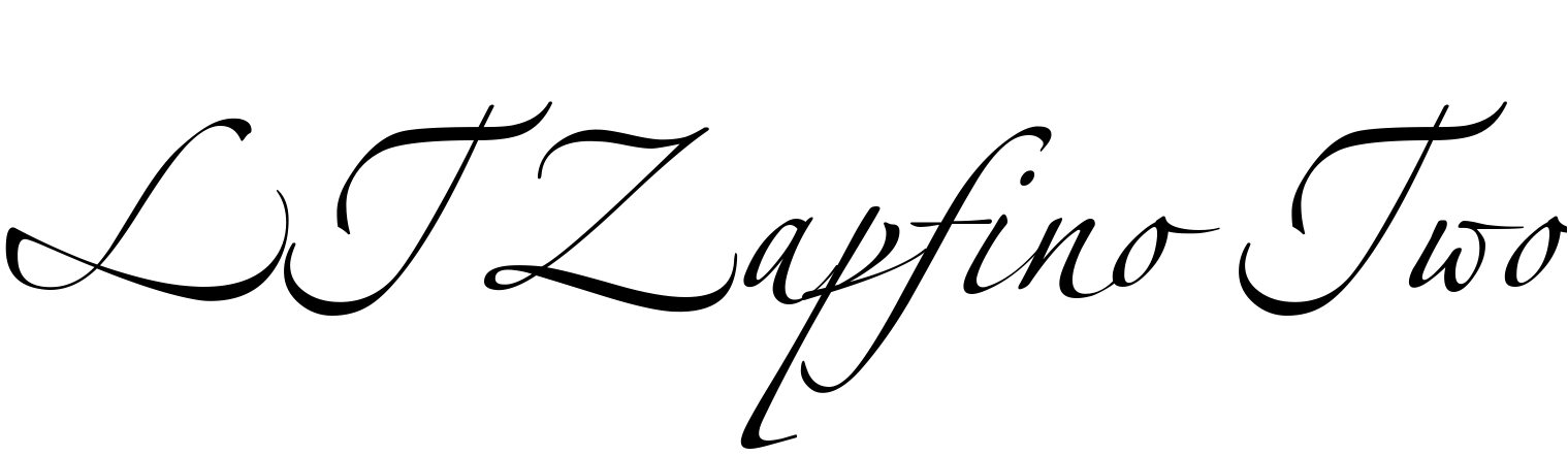 Font LTZapfino Two