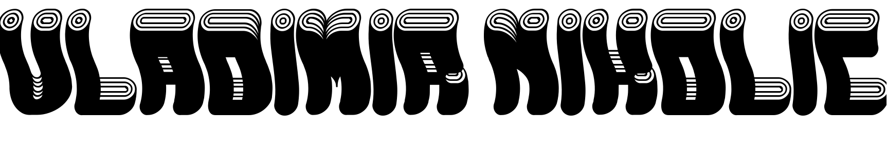 Font Vladimir Nikolic