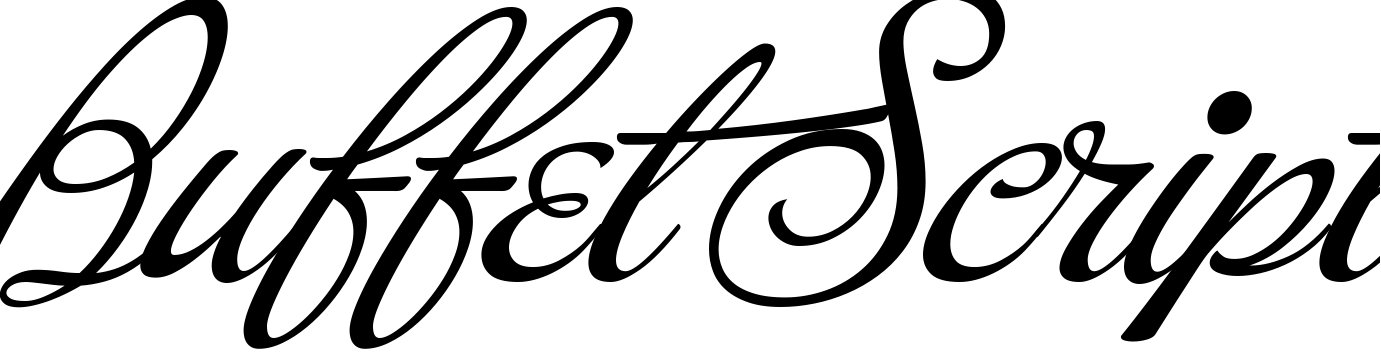 Font Buffet Script