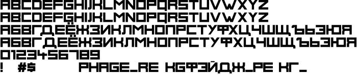 Font Phage Regular KG