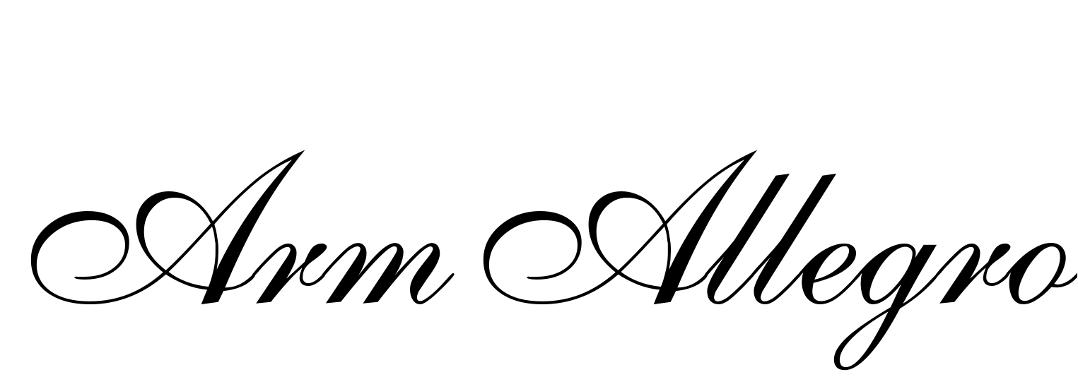 Font ArmAllegro