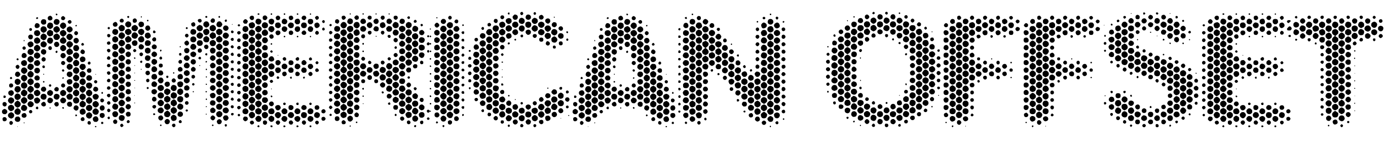 Font American Offset