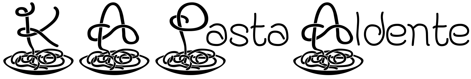 Font KAPastaAldente