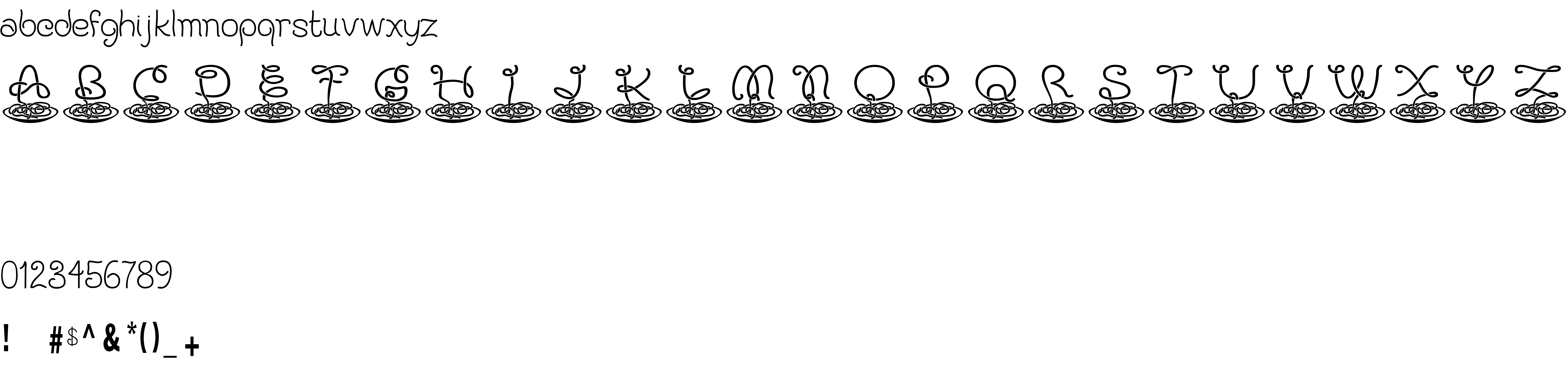 Preview font KAPastaAldente