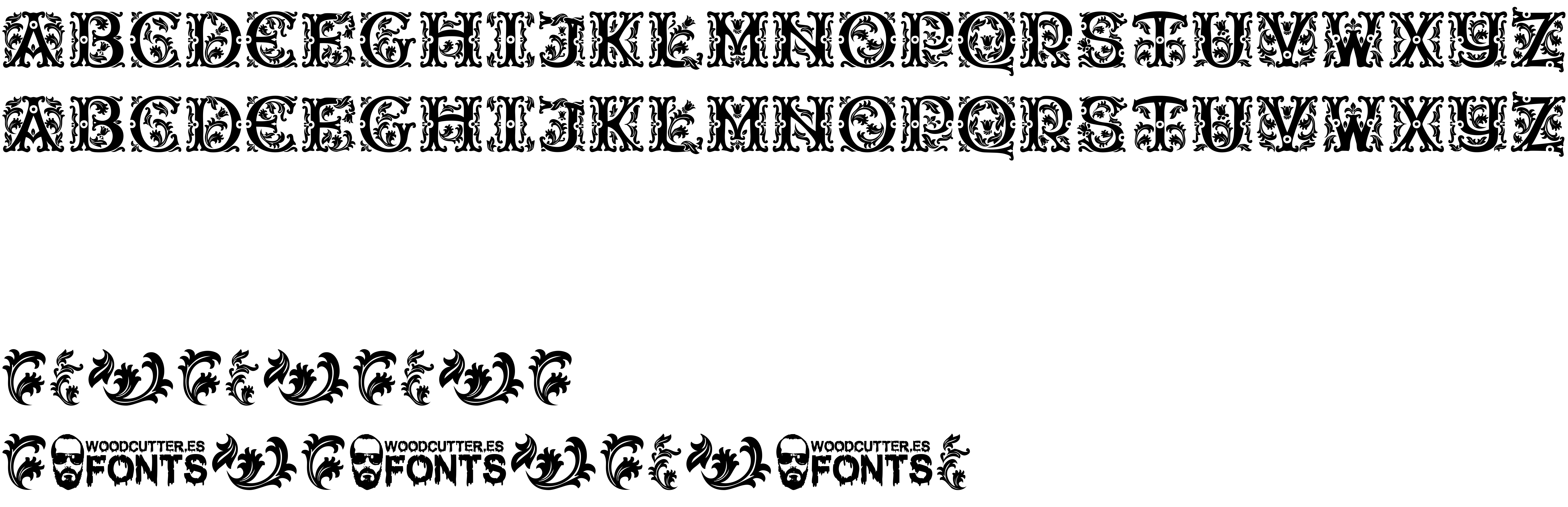 Preview font Beauty Initials