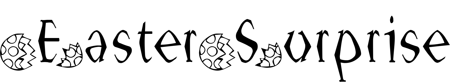 Font EasterSurprise