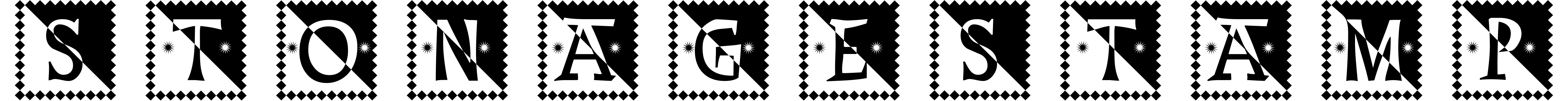 Font StonageStamp
