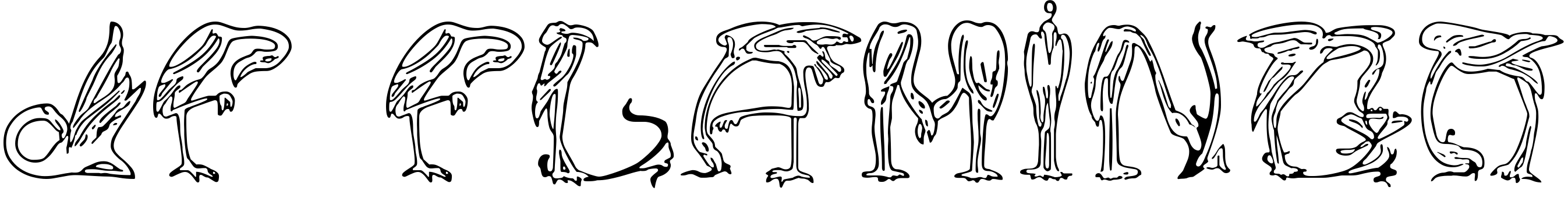 Font JF Flamingo