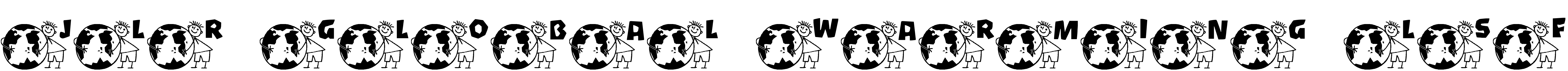 Font JLR Global Warming LSF