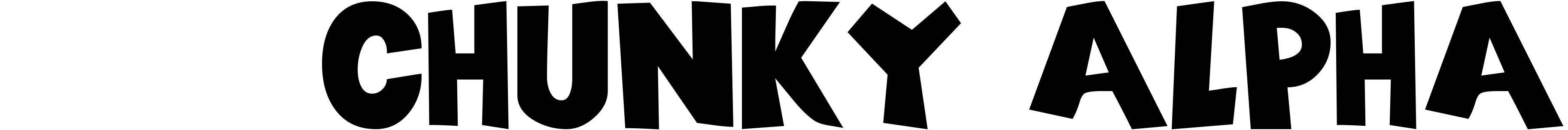 Font 101! Chunky Alpha