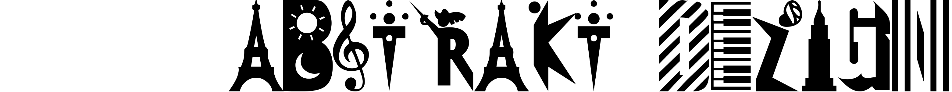 Font 101! Abstrakt DeZign