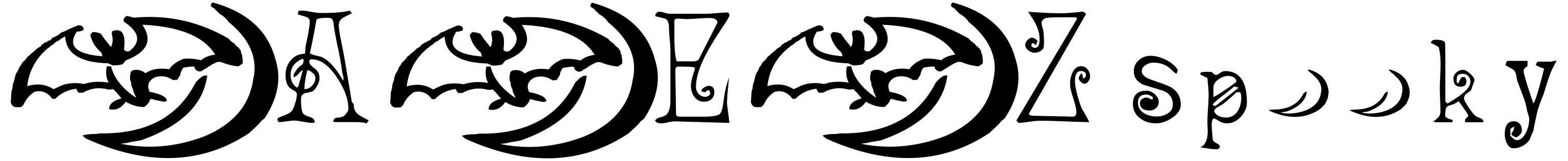 Font AEZ spooky