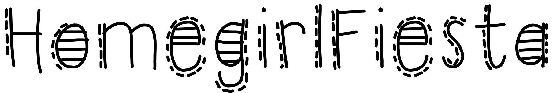 Font HomegirlFiesta