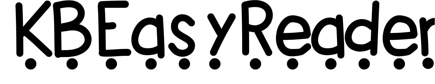 Font KBEasyReader