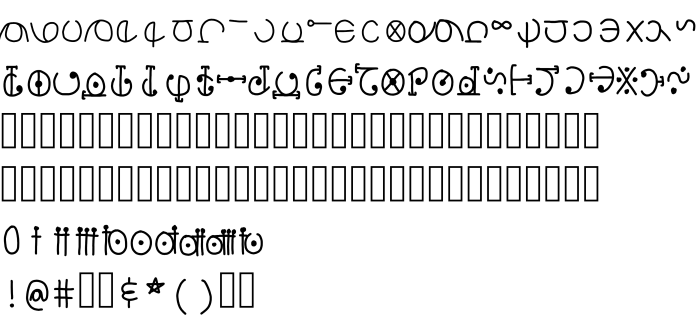 Шрифт Jewelpet Alphabetic Font