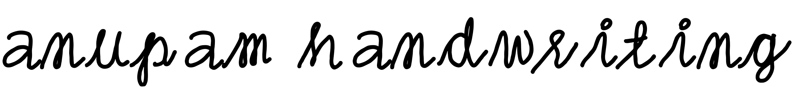 Font anupam handwriting