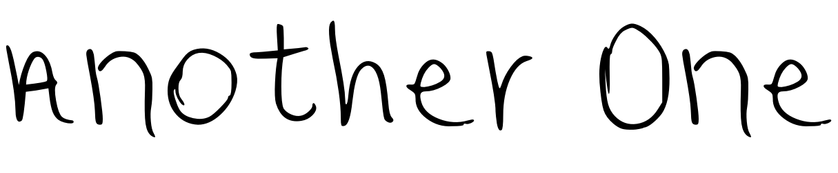 Font Another One