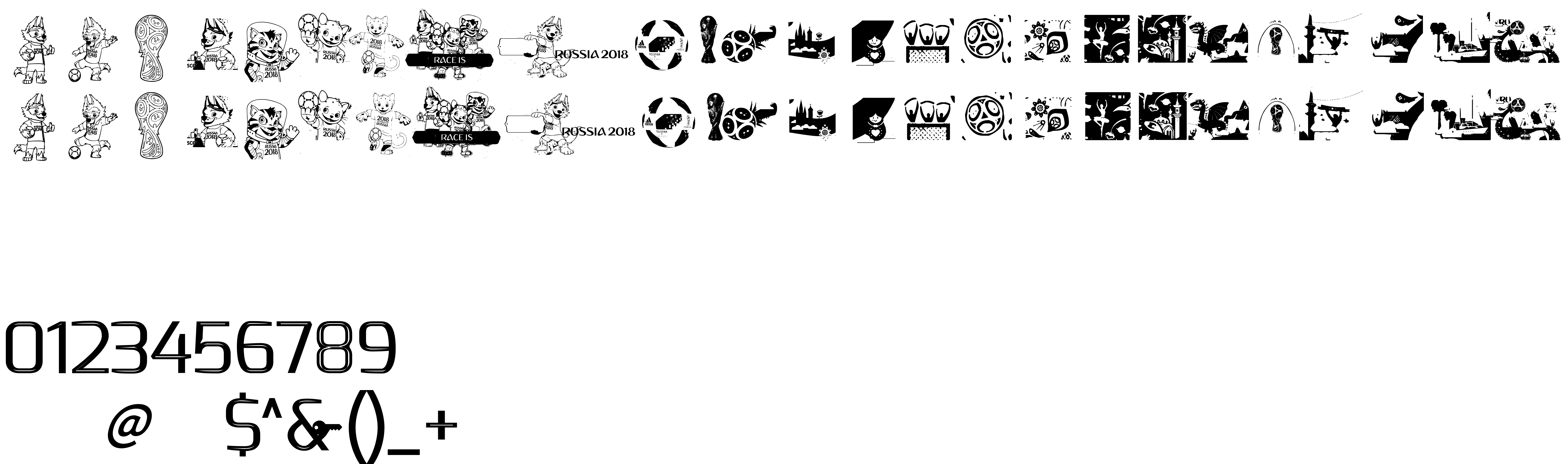 Preview font FIFA 18 ART