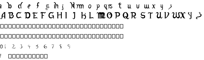 Шрифт Adamstype