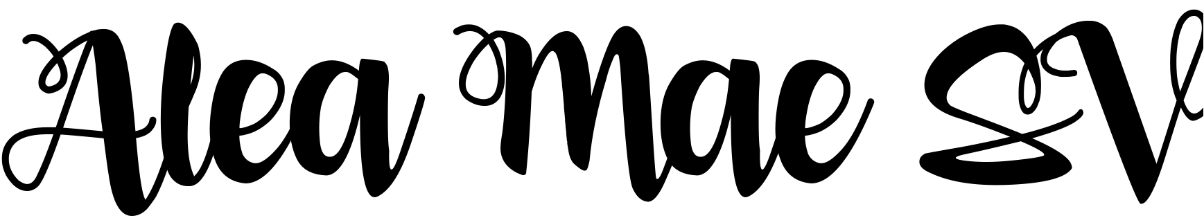 Font Alea Mae SV