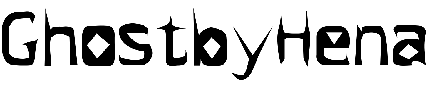 Font Ghost by Hena