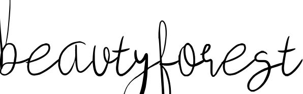 Font beautyforest