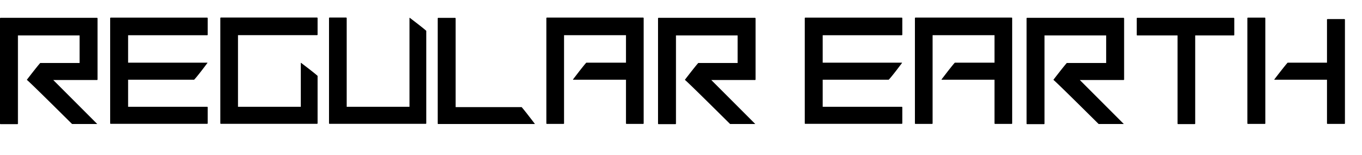 Font Regular Earth