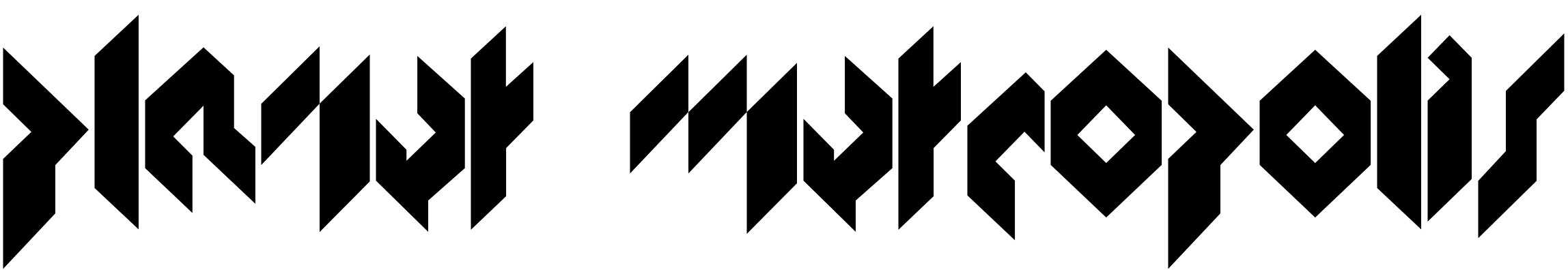 Font PLANET METROPOLIS