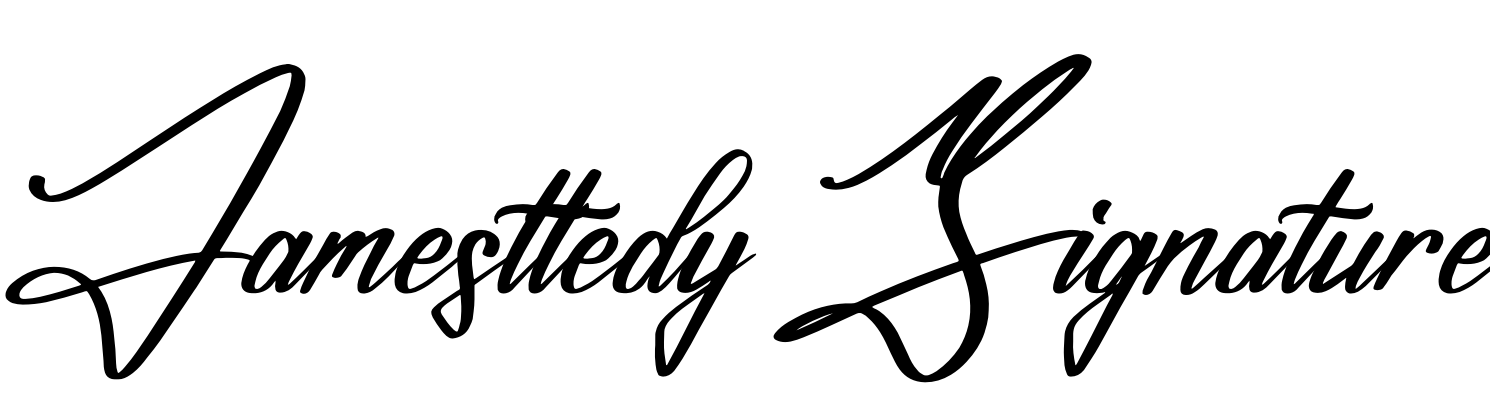 Font Jamesttedy Signature