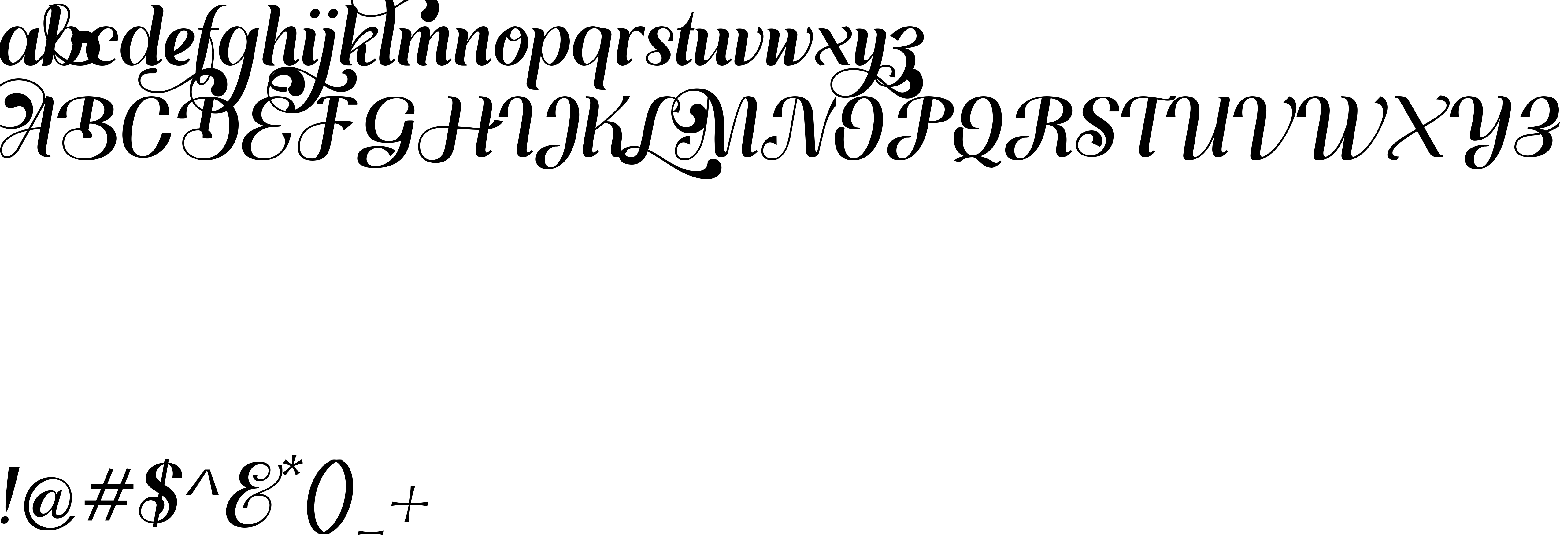 Preview font Ayulia Molga Demo