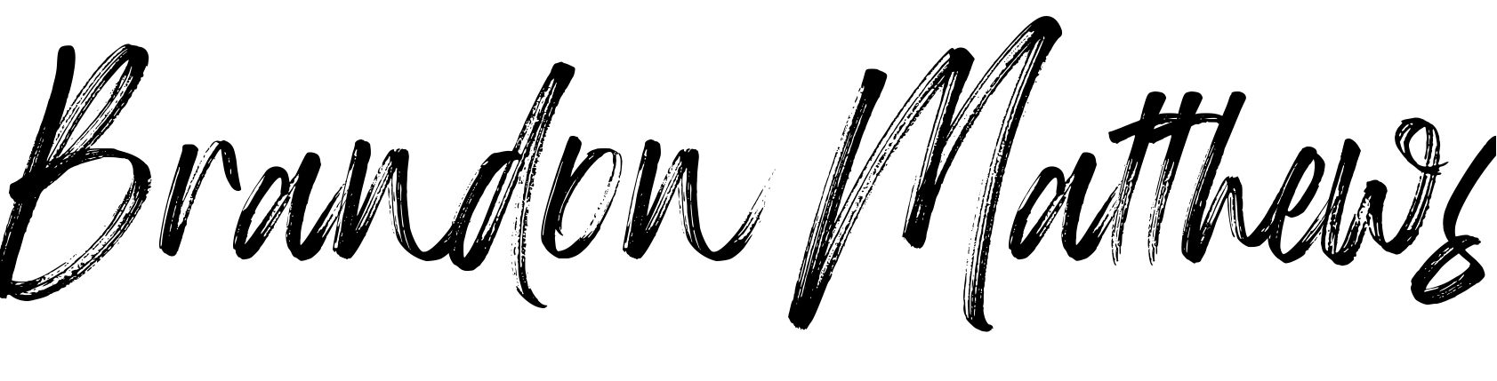Font Brandon Matthews