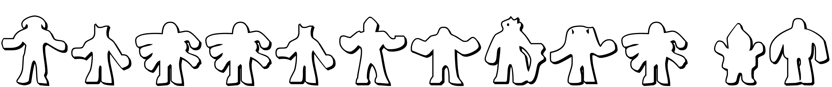 Font Kinnihuman 3D