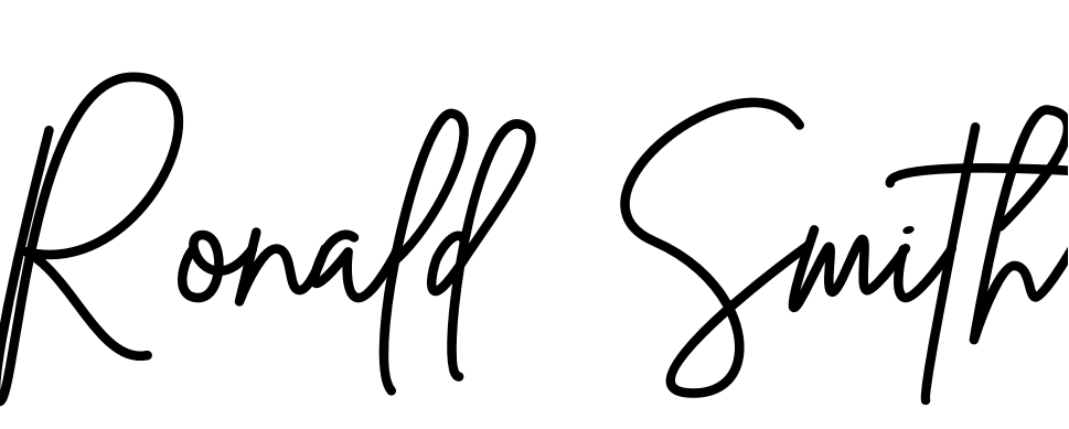 Font Ronald Smith