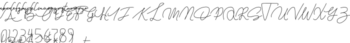 Шрифт Siganature