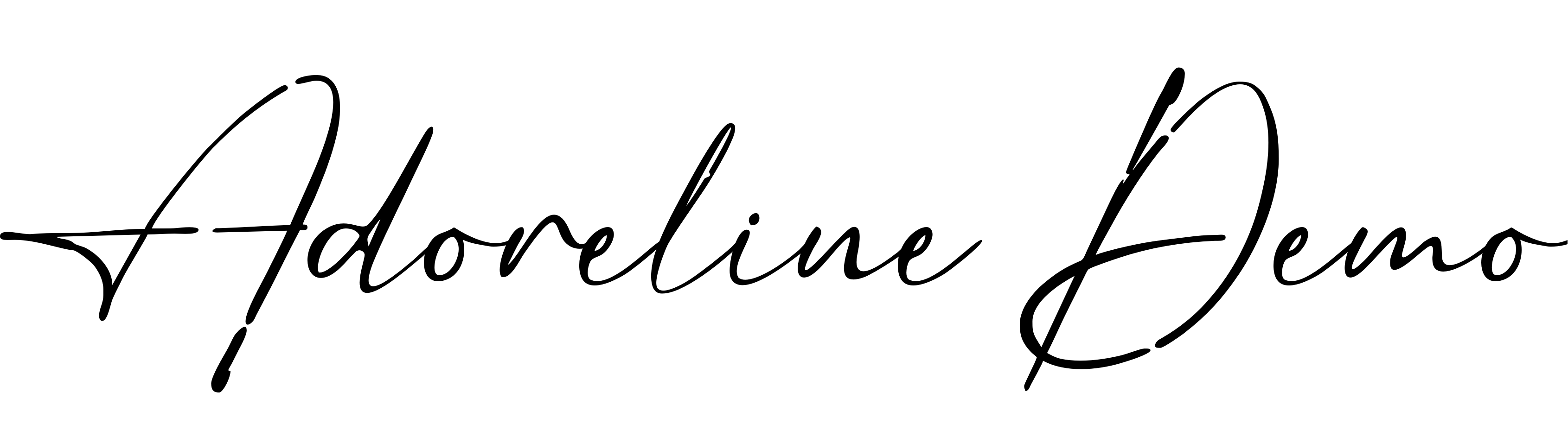 Font Adoreline Demo