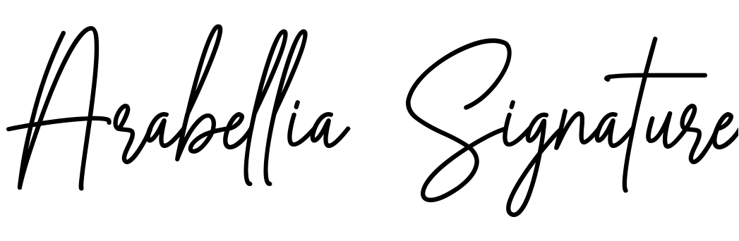 Font Arabellia Signature