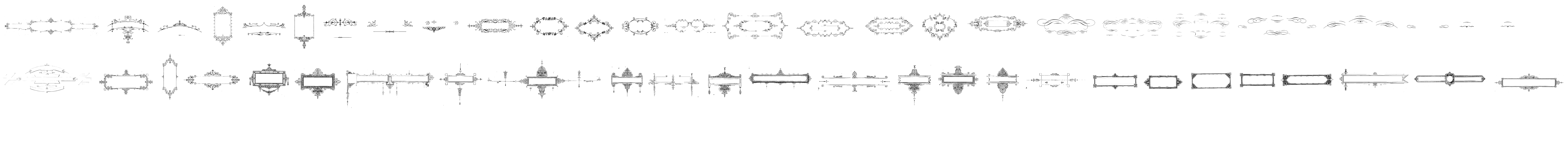 Preview font Ornament Borders