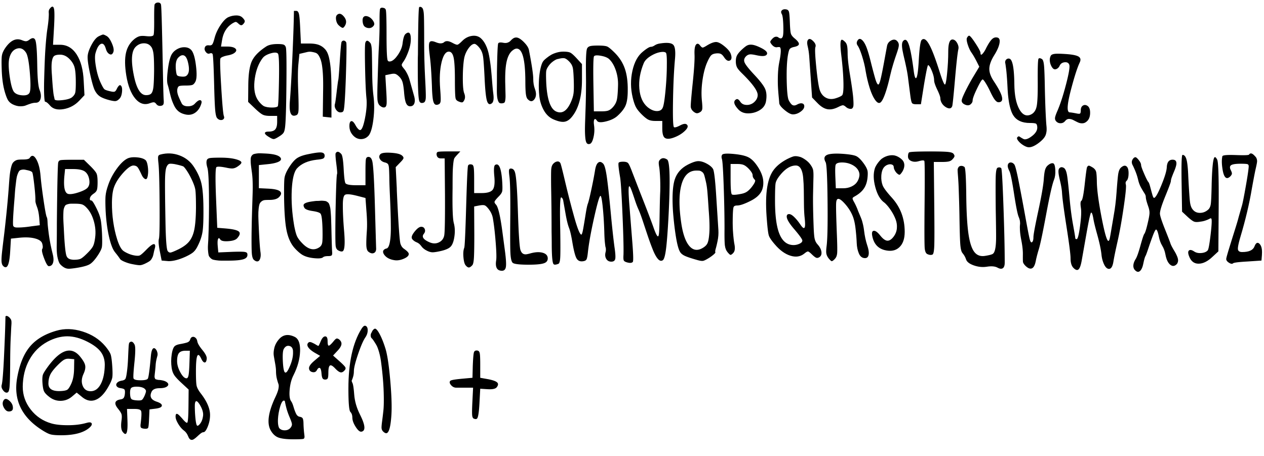 Preview font JGHopeOnUs