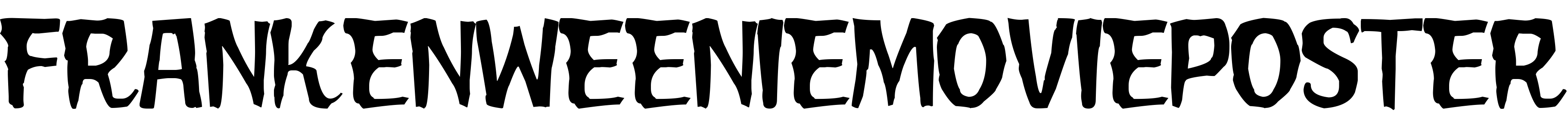 Font FrankenweenieMoviePoster