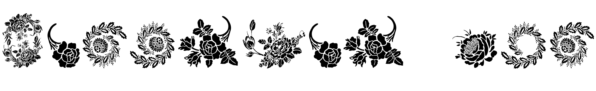 Font Floreale Two