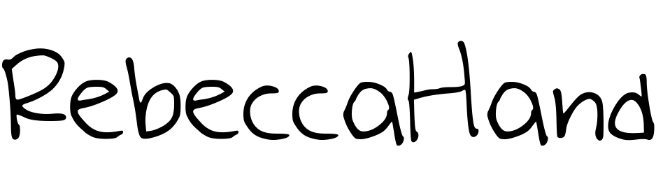 Font RebeccaHand