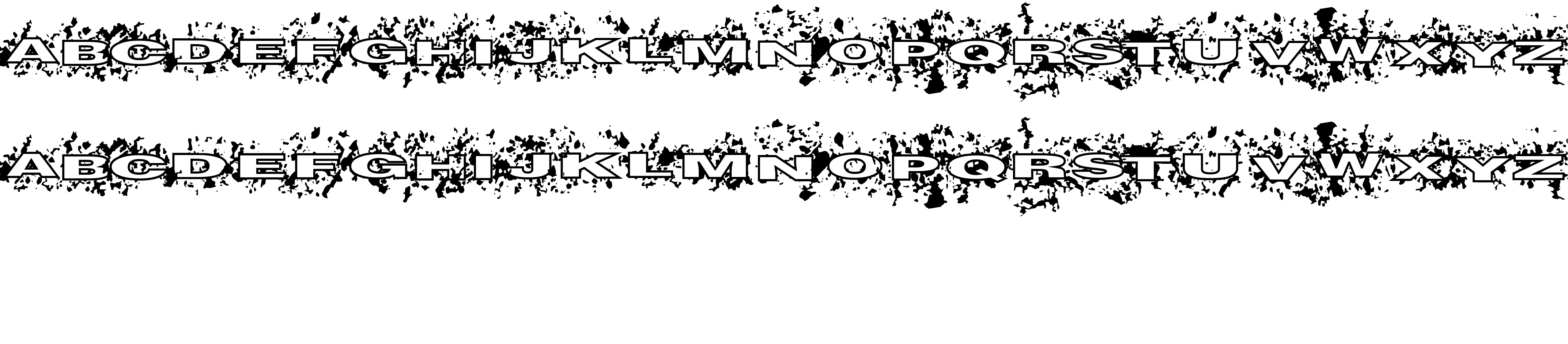 Preview font Splatish