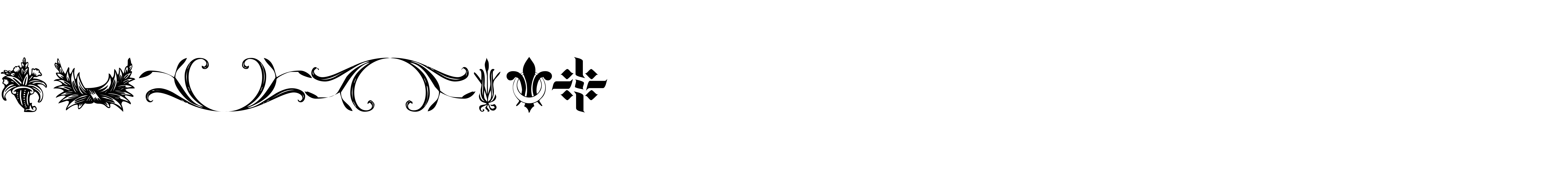 Preview font Destiny\u0026#039;s Decorative Dings