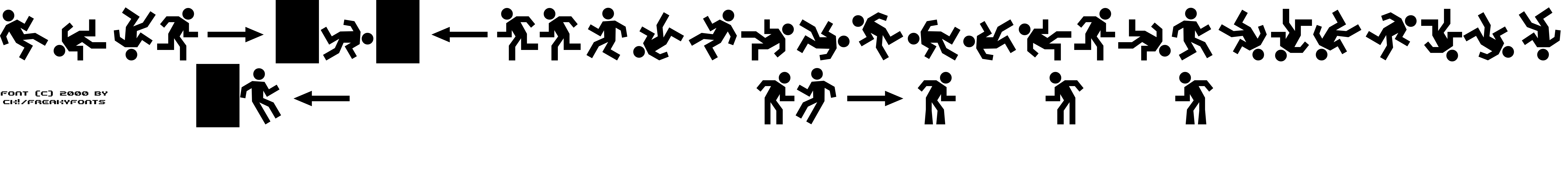 Preview font DanceFloor eXit