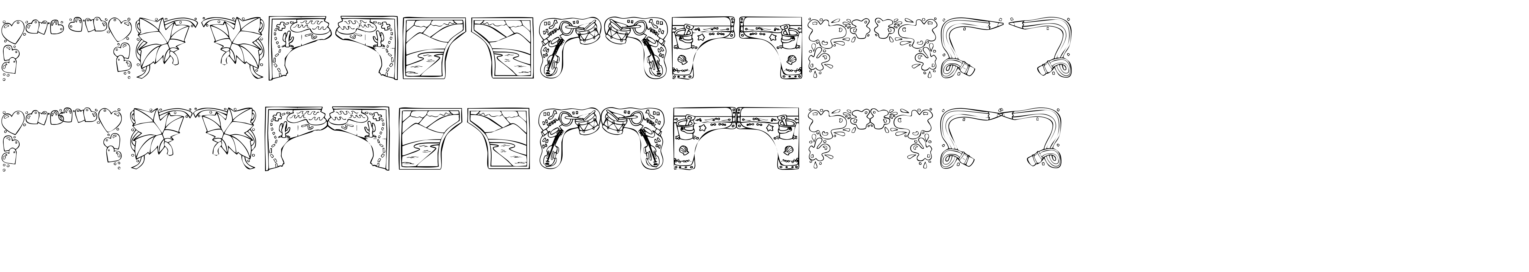 Preview font KR Corners 2