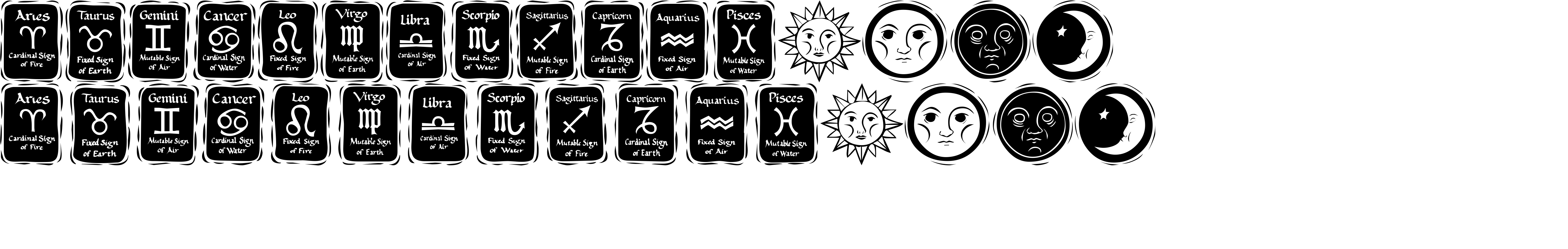 Preview font KR Astro 3