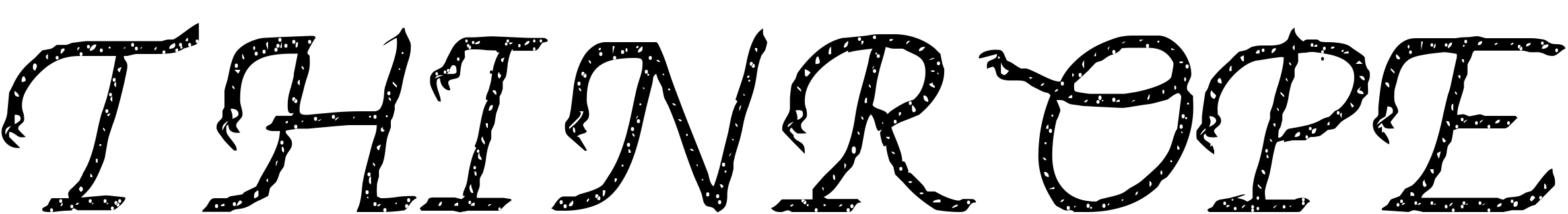 Font THINROPE