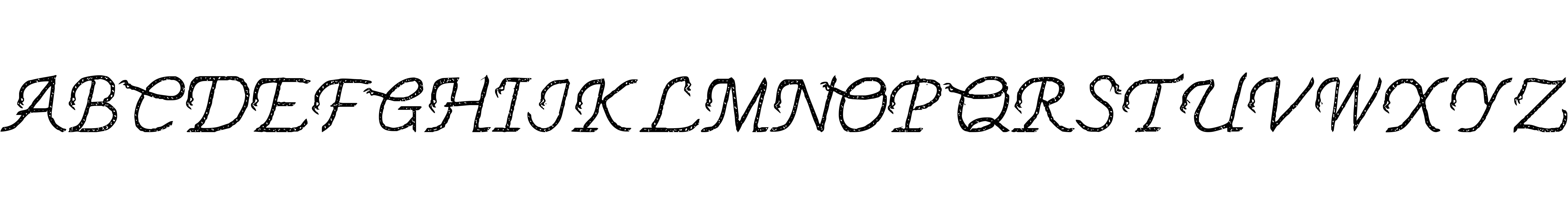 Preview font THINROPE
