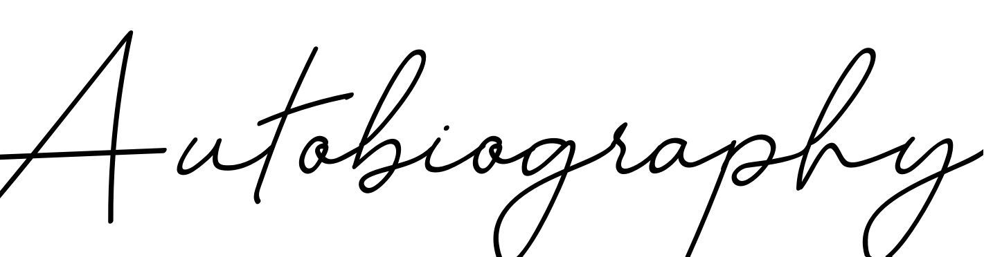 Font Autobiography